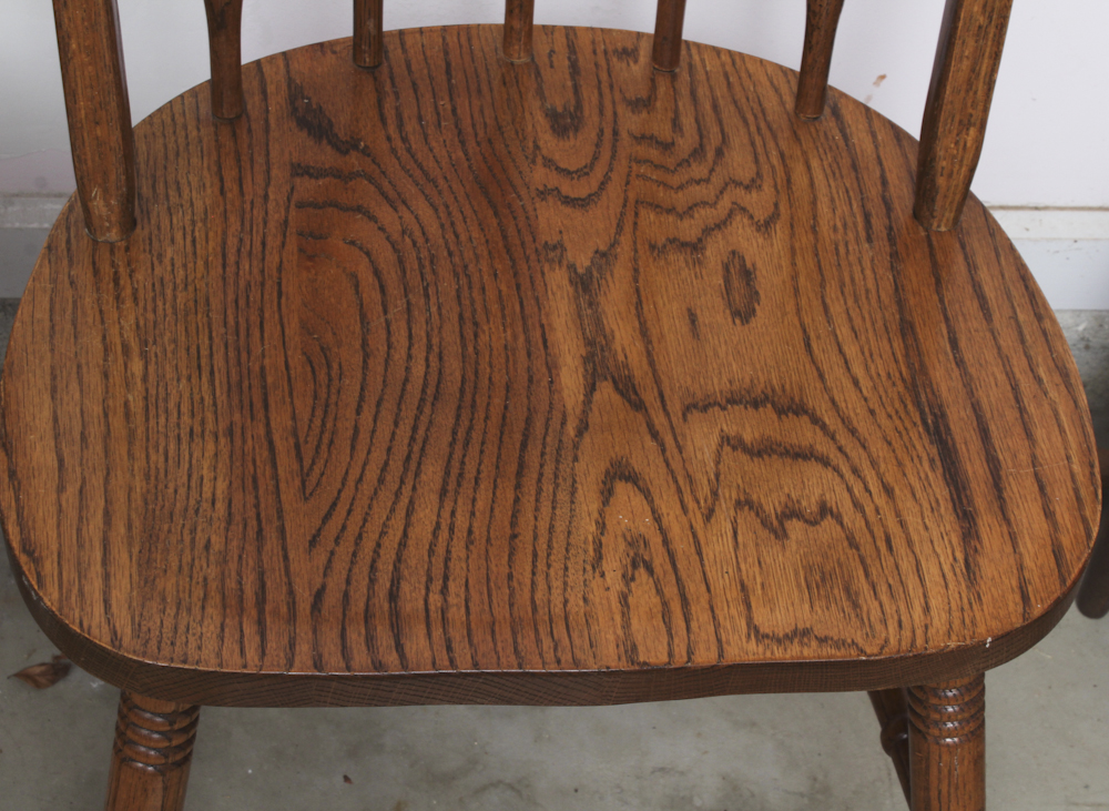 Set of Oak Dining Chairs