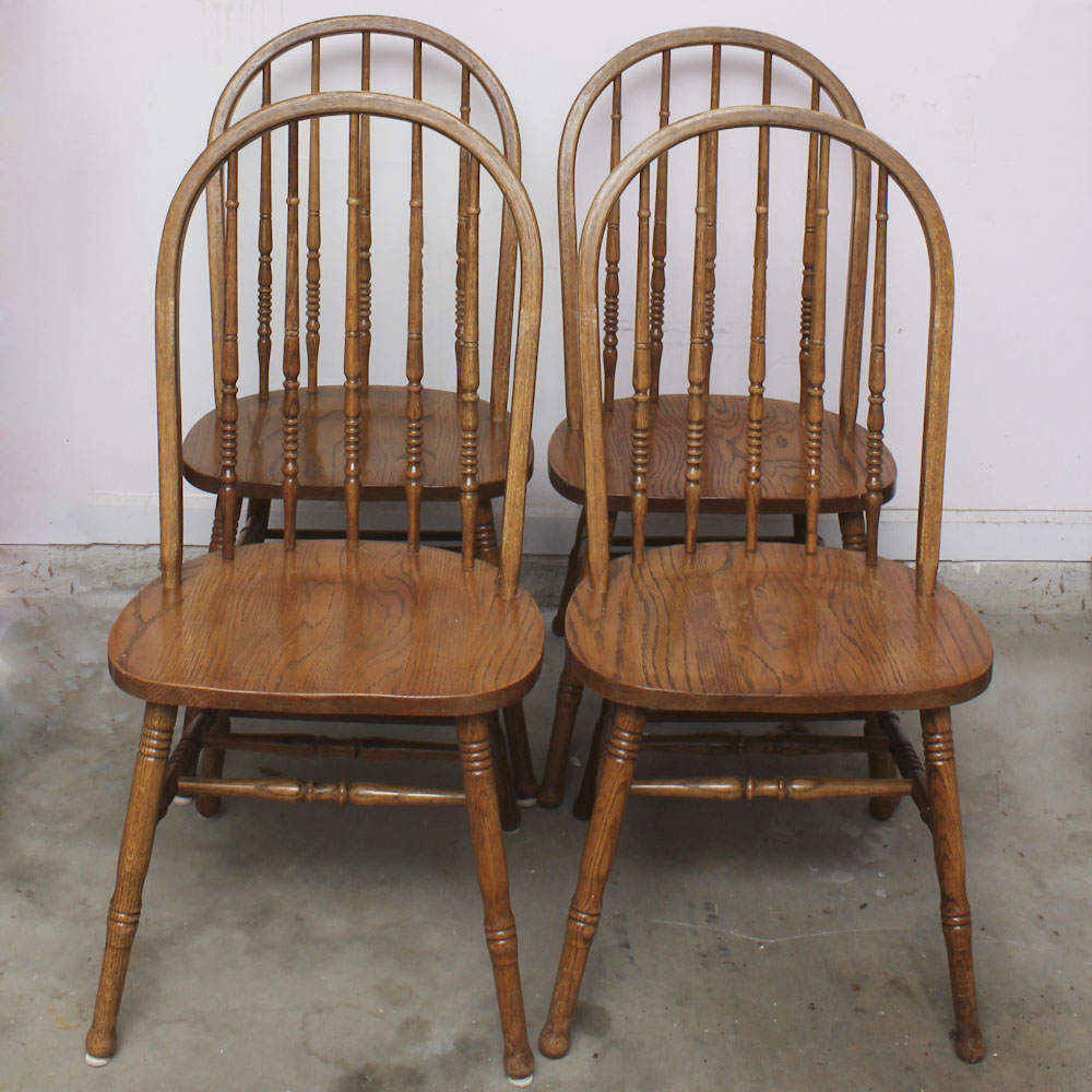 Set of Oak Dining Chairs