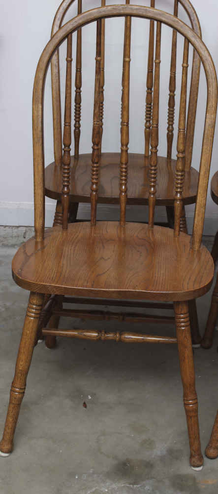 Set of Oak Dining Chairs