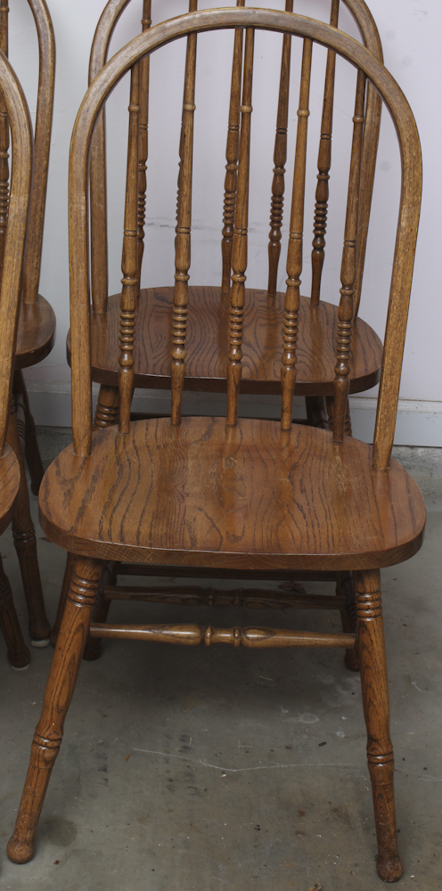 Set of Oak Dining Chairs