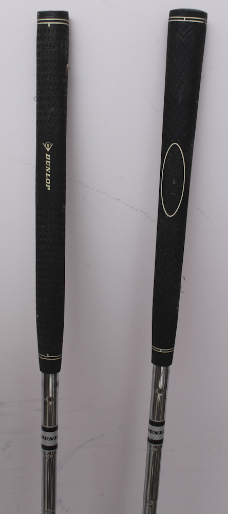 Assortment of Golf Clubs and Accessories