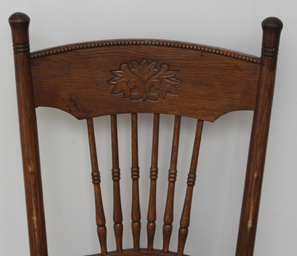 Grouping of Vintage Cane Seated Chairs