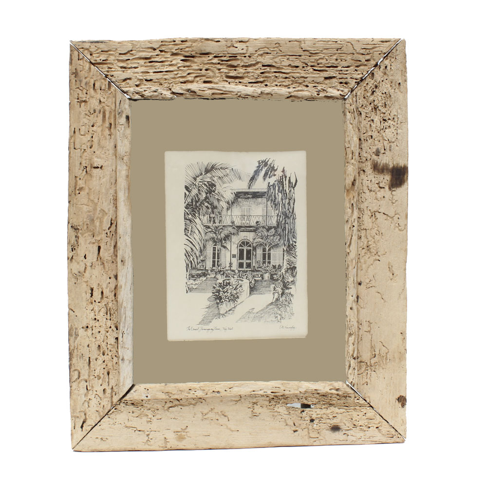 Collection of Key West Prints In Drift Wood Frames