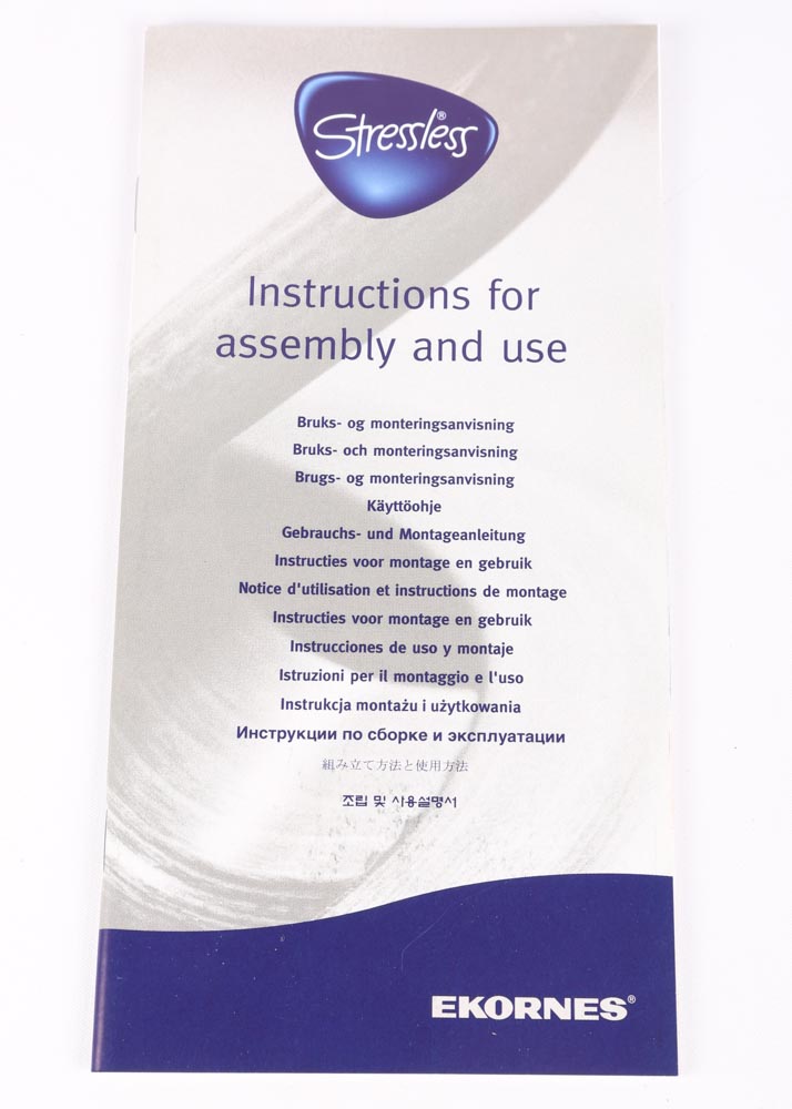 Ekornes "Stressless" Lounger and Ottoman