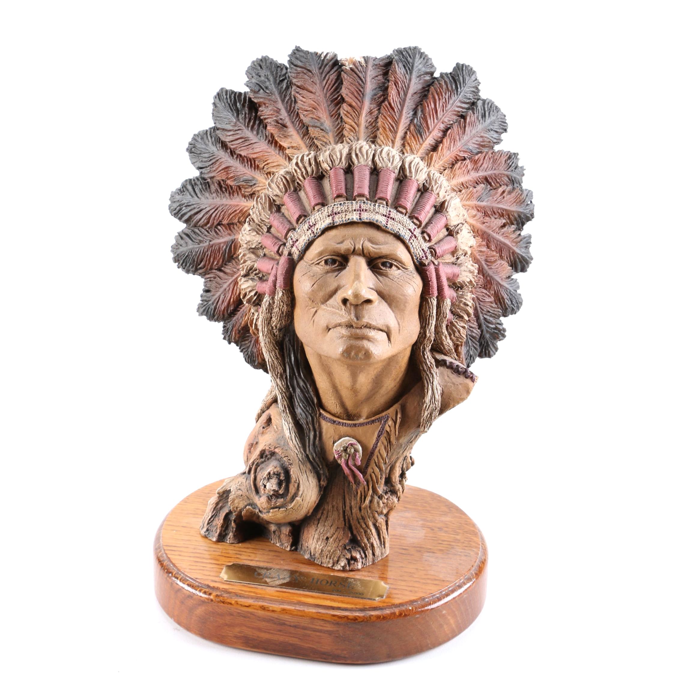 Crazy Horse Resin Bust