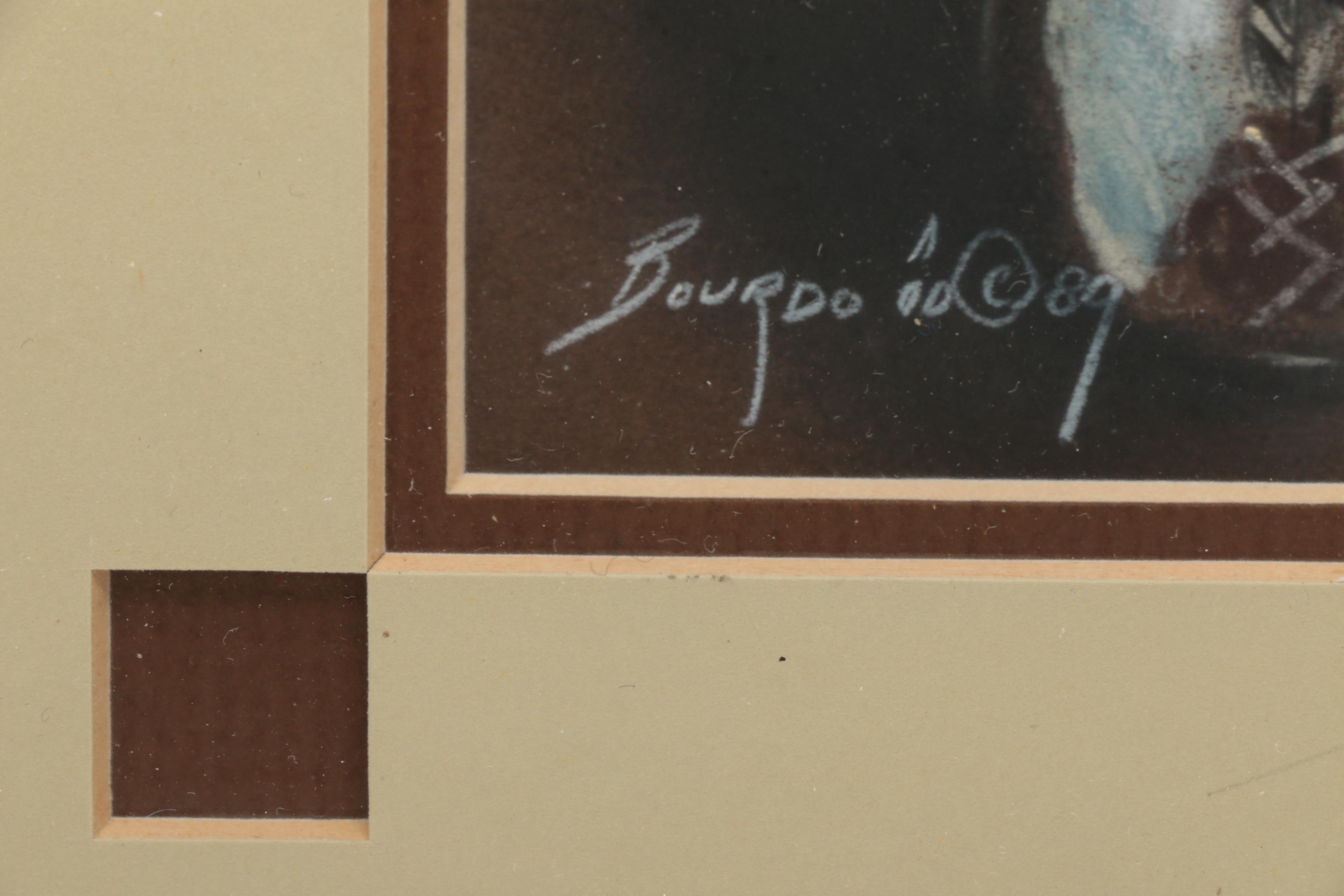 1989 Pastel Drawing After a 1911 Photograph on a Nez Perce Baby