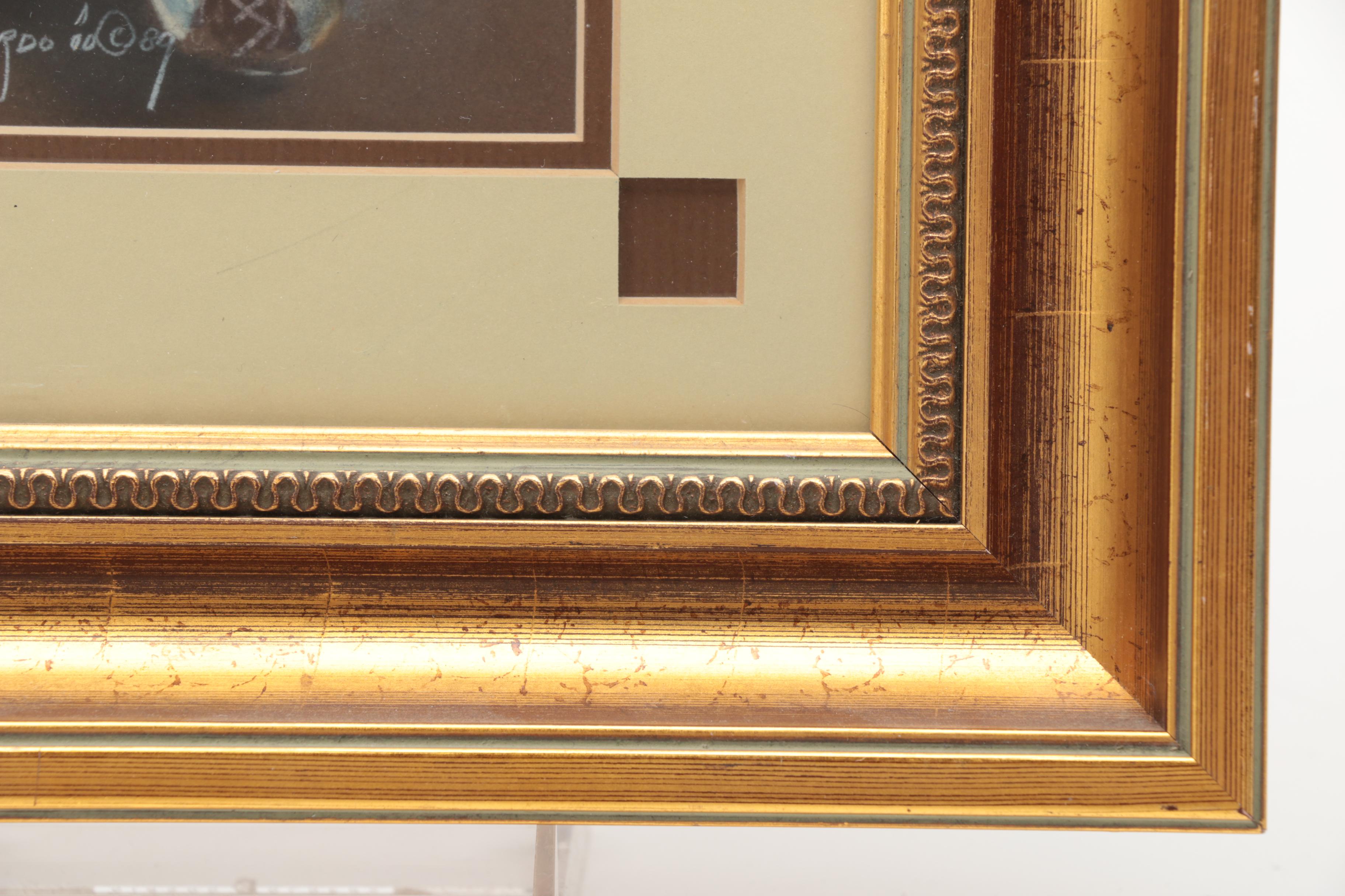 1989 Pastel Drawing After a 1911 Photograph on a Nez Perce Baby