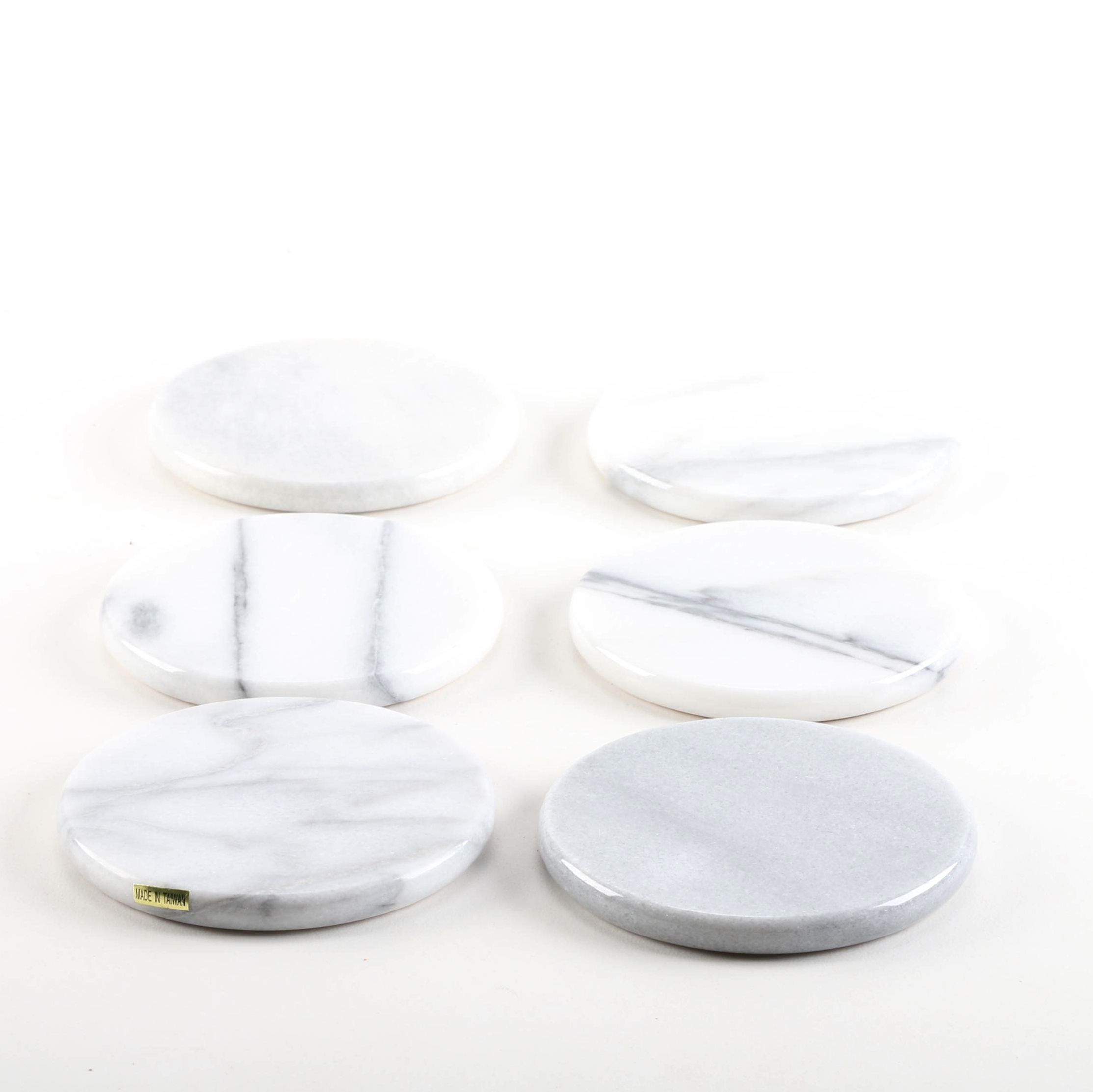 Marble Round Coasters