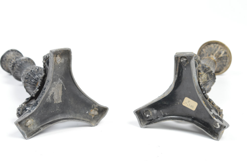 Two Antique Candlesticks