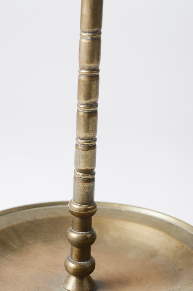 Antique Brass Two Level Candle Holder
