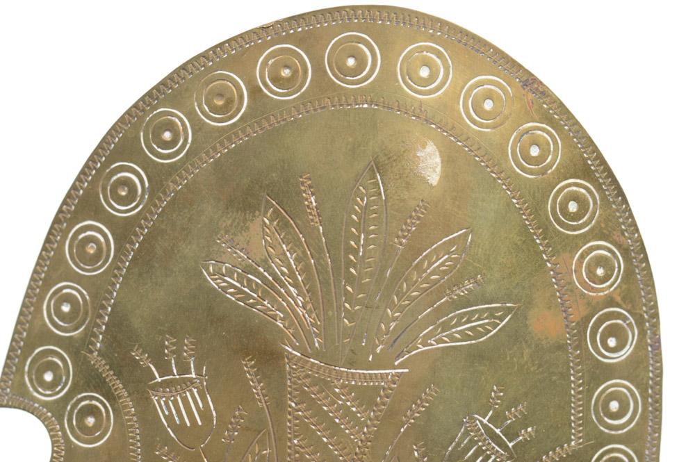 Antique Brass Hair Comb