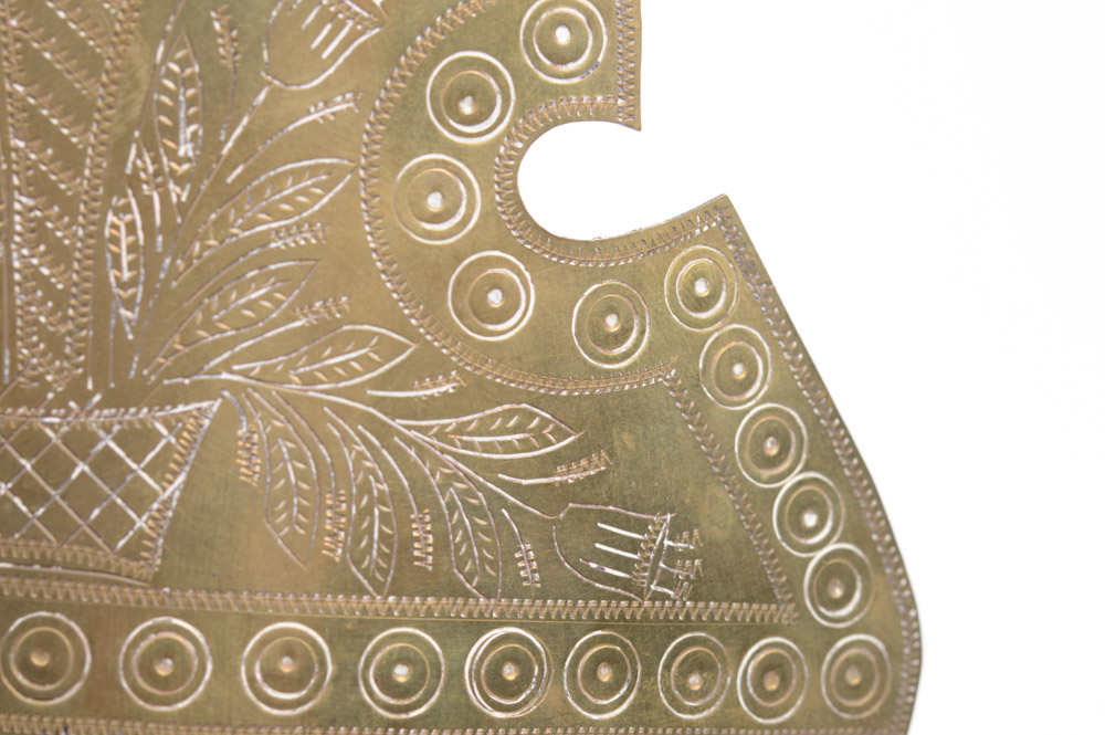 Antique Brass Hair Comb