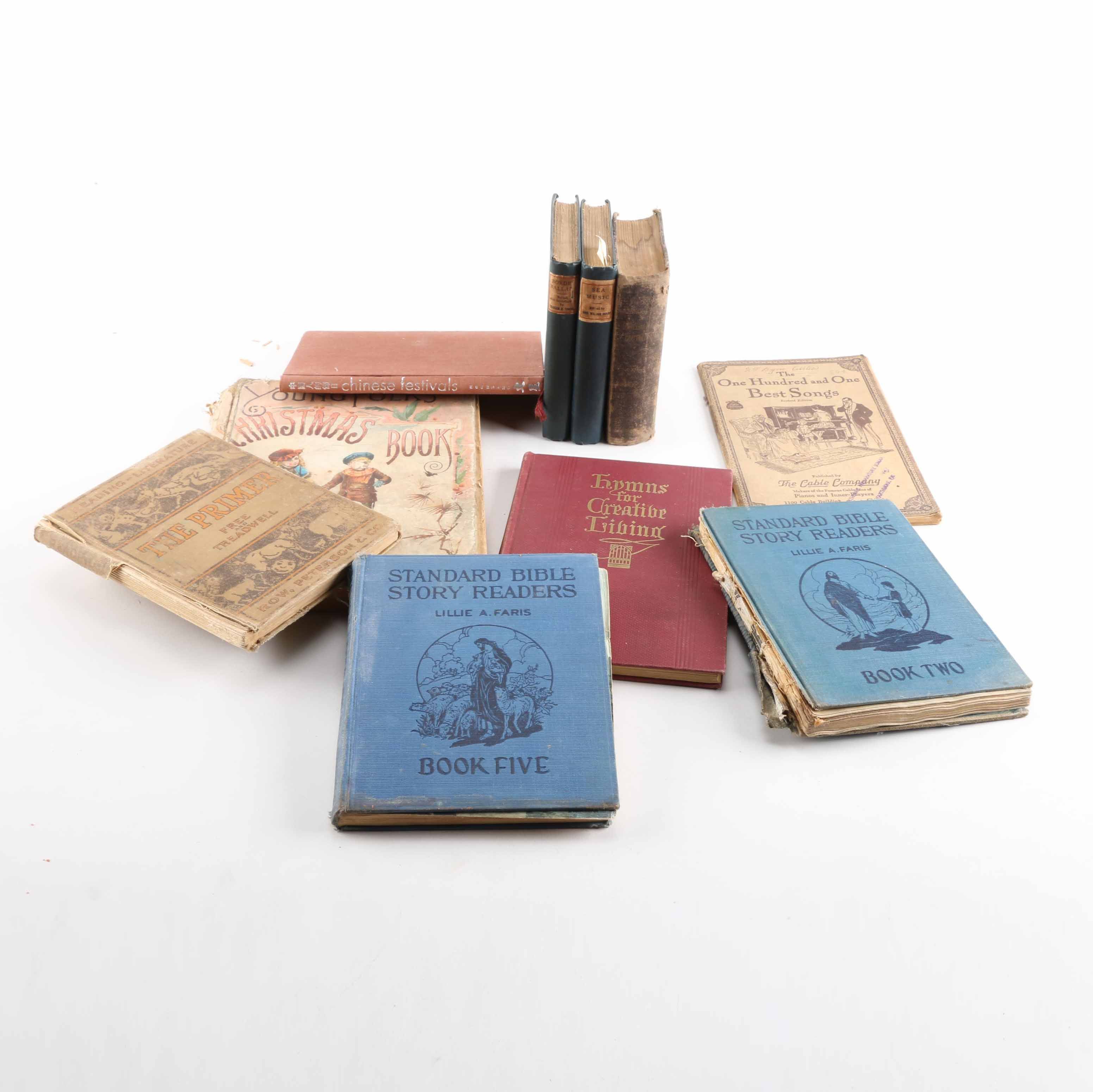 Assorted Vintage and Antique Books