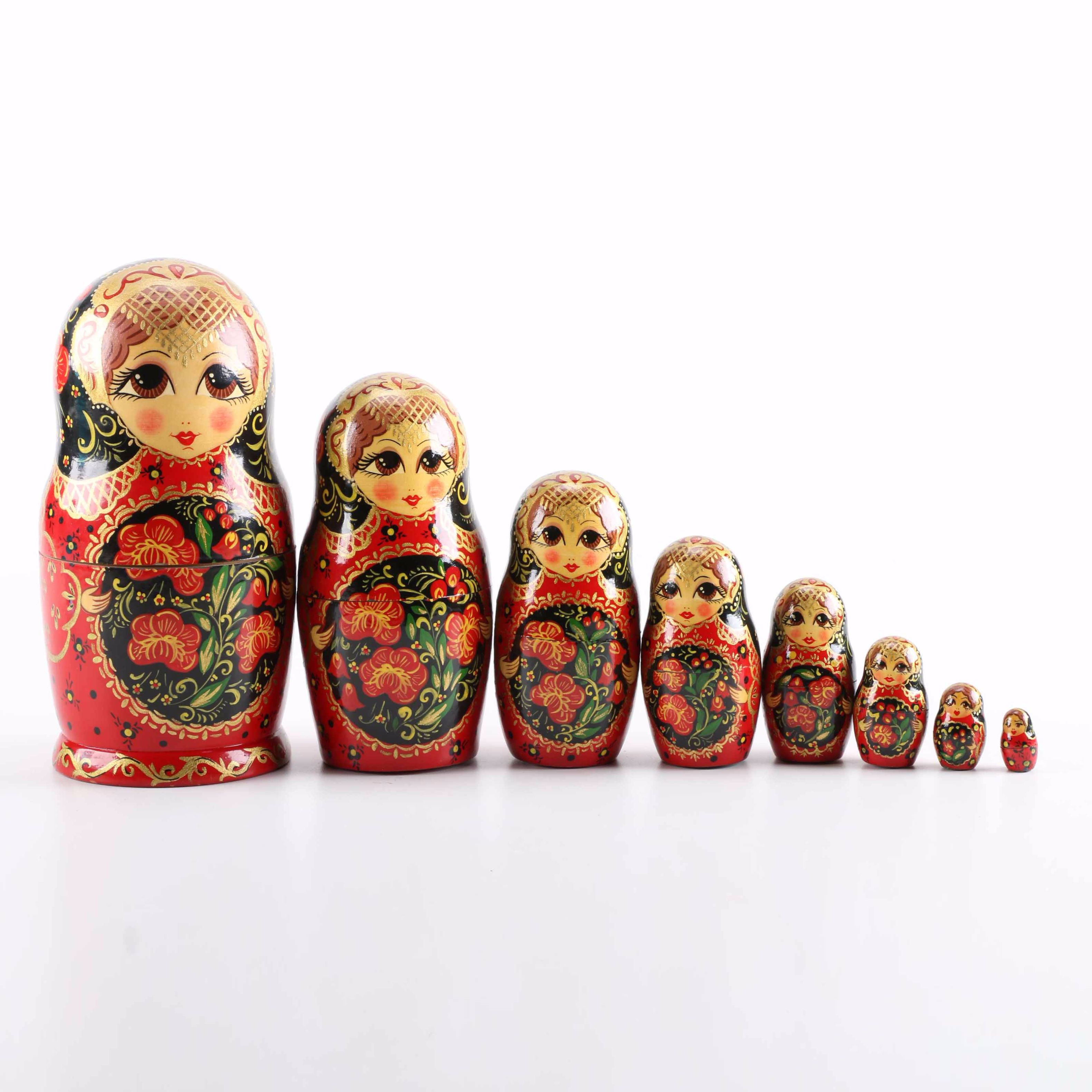 Hand-Painted Matryoshka Doll Set