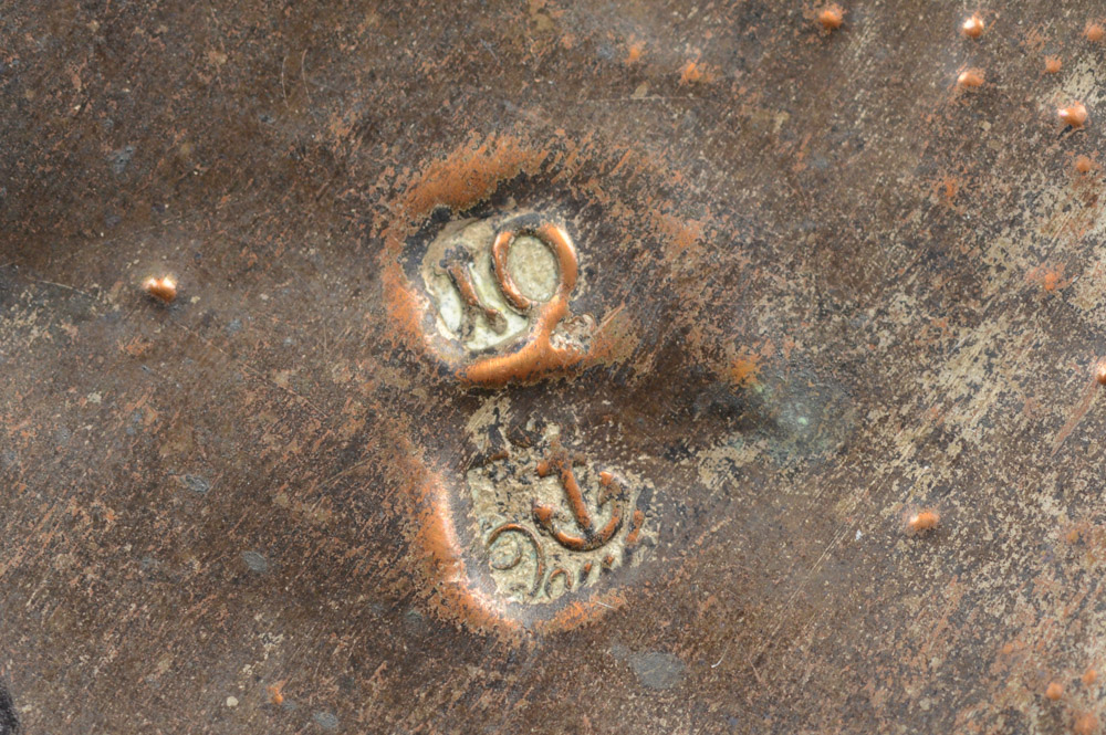 Two Antique Copper Candlesticks