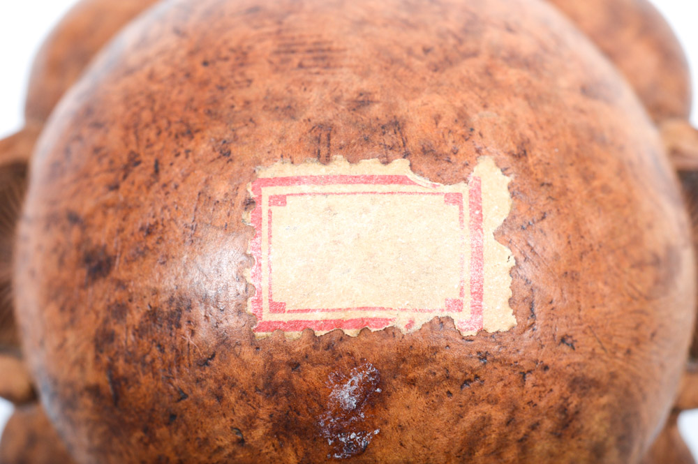 Antique Japanese Carved Wood Mushroom