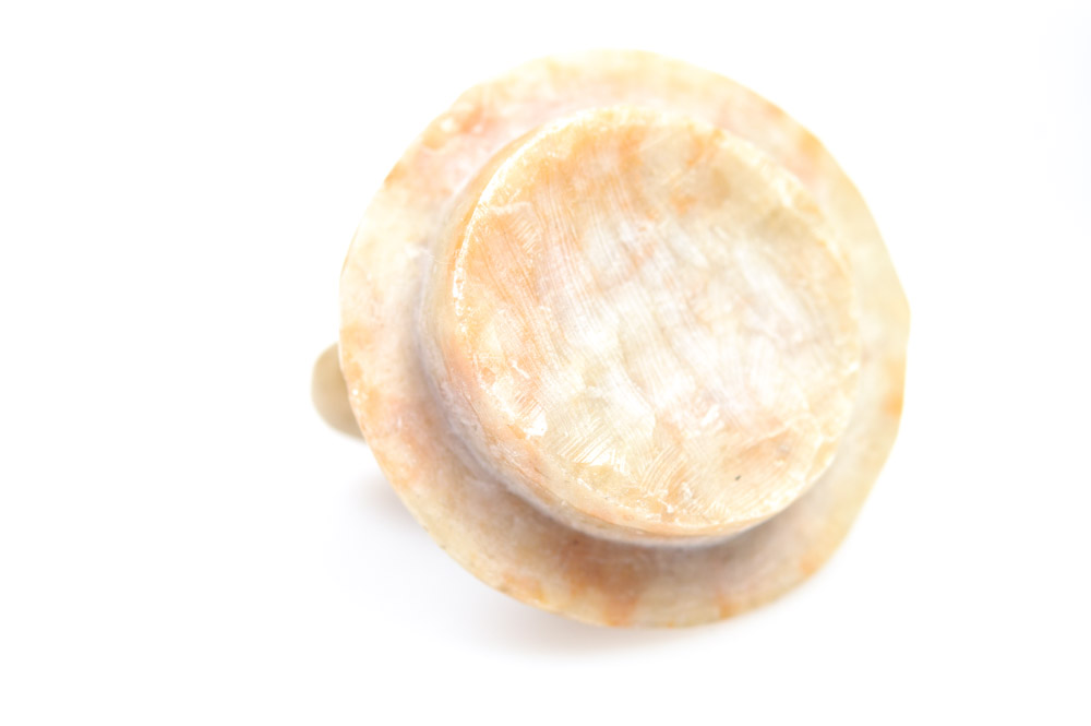 Antique Carved Stone Lamp