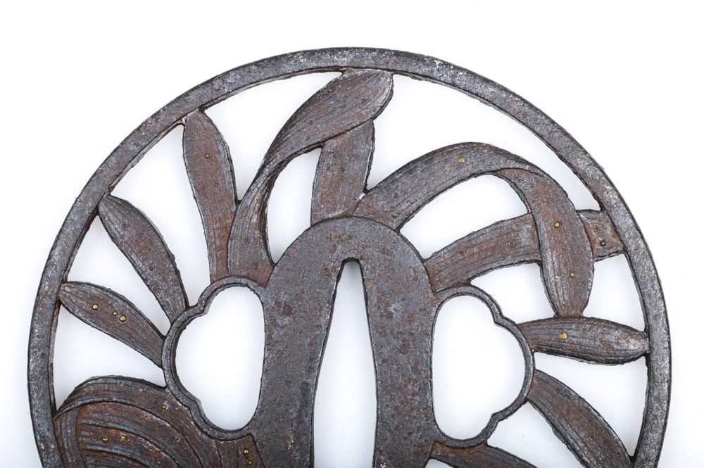 Antique Japanese Tsuba Sword Guard