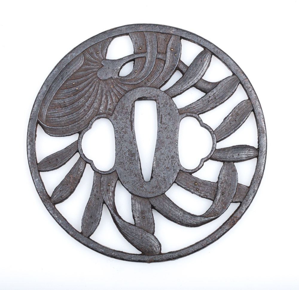 Antique Japanese Tsuba Sword Guard
