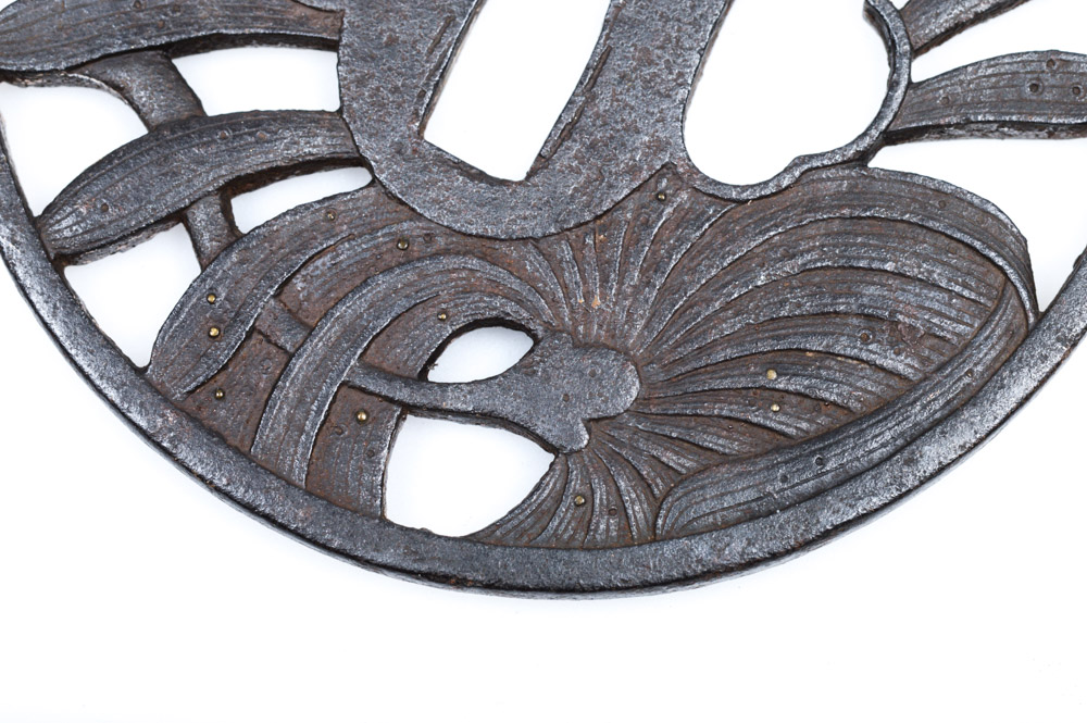 Antique Japanese Tsuba Sword Guard