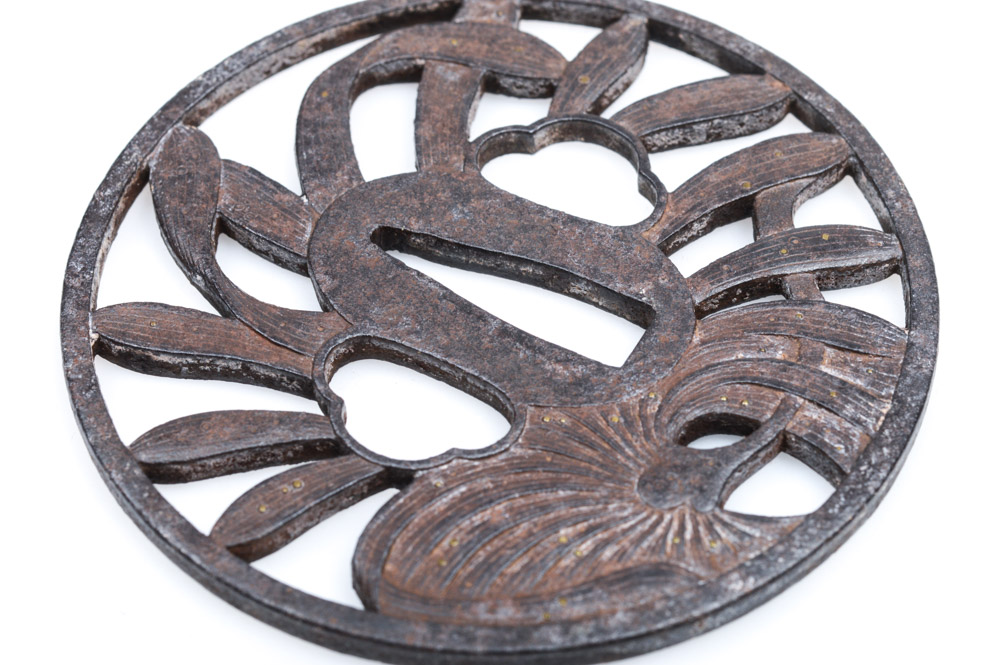 Antique Japanese Tsuba Sword Guard