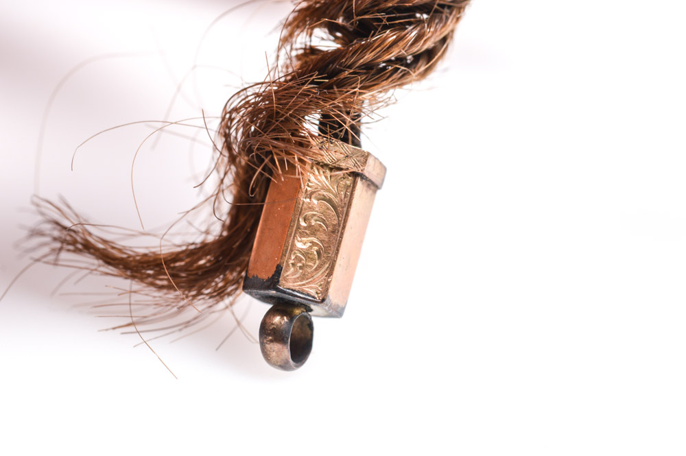 Victorian Mourning Jewelry Watch Chain