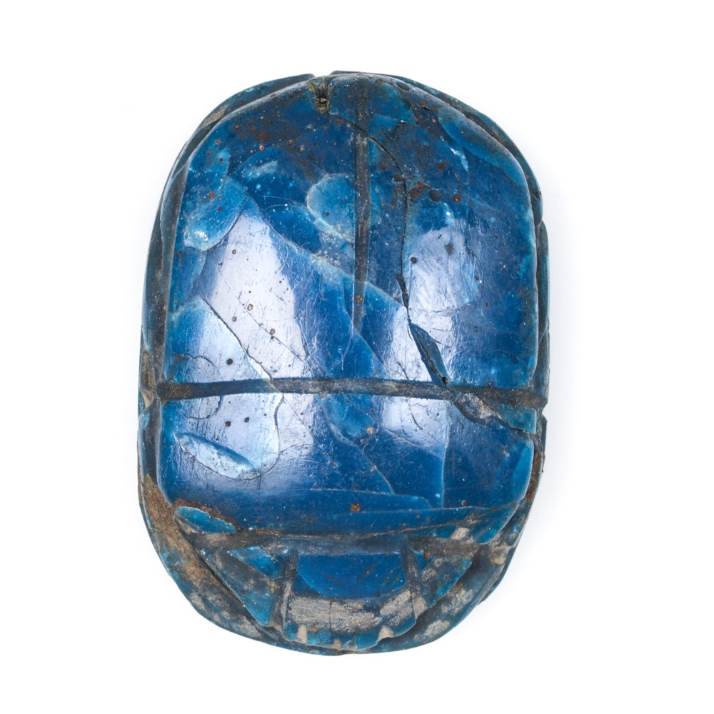 Antique Egyptian Blue Scarab