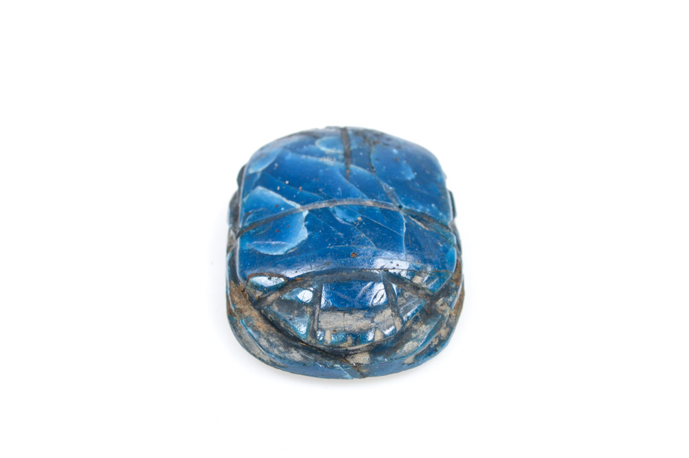 Antique Egyptian Blue Scarab