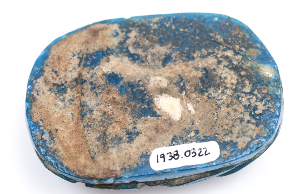 Antique Egyptian Blue Scarab