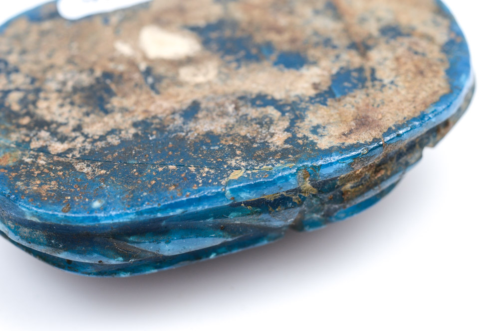 Antique Egyptian Blue Scarab