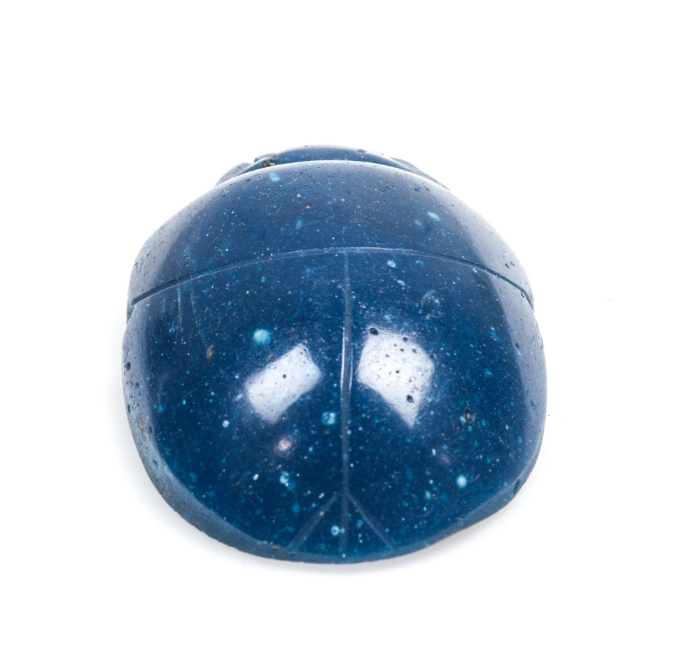 Antique Egyptian Blue Scarab