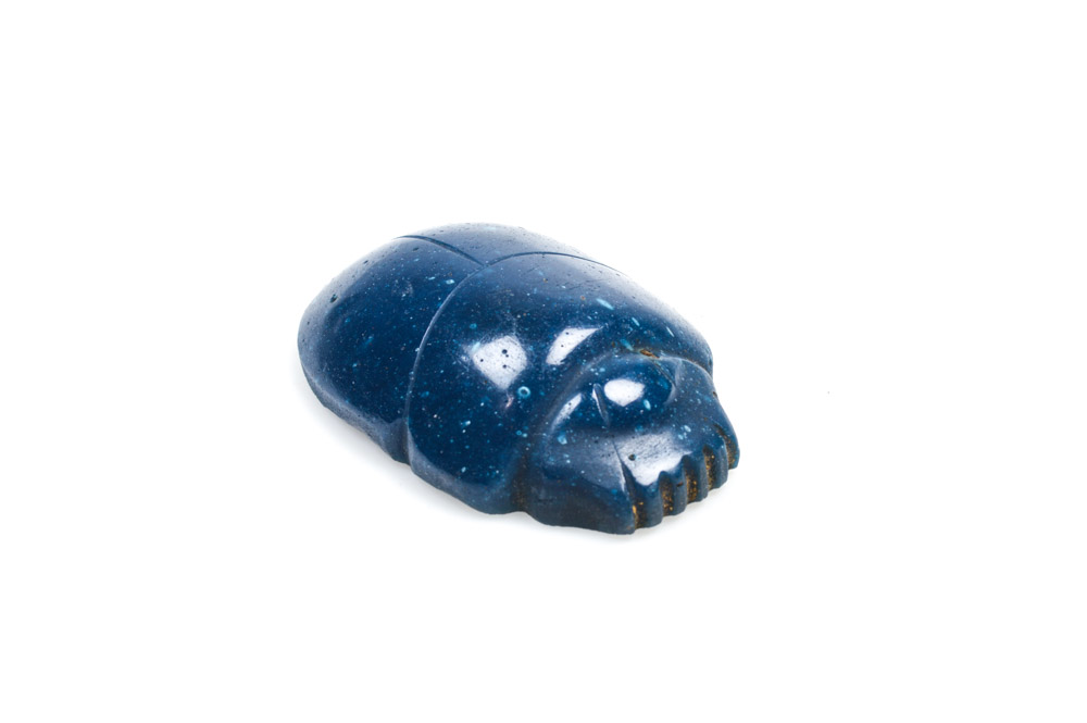 Antique Egyptian Blue Scarab