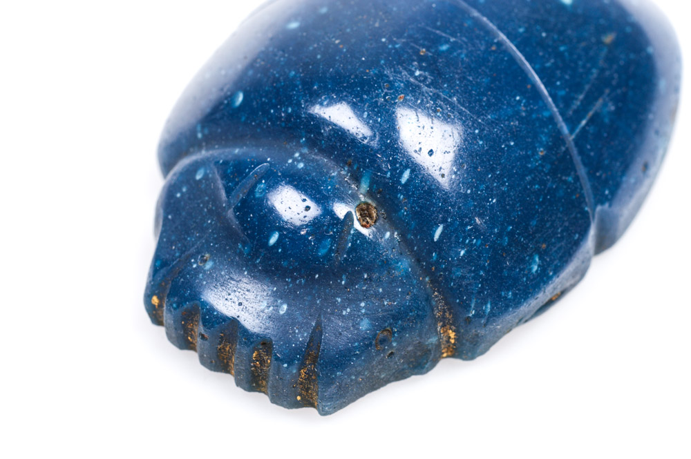 Antique Egyptian Blue Scarab