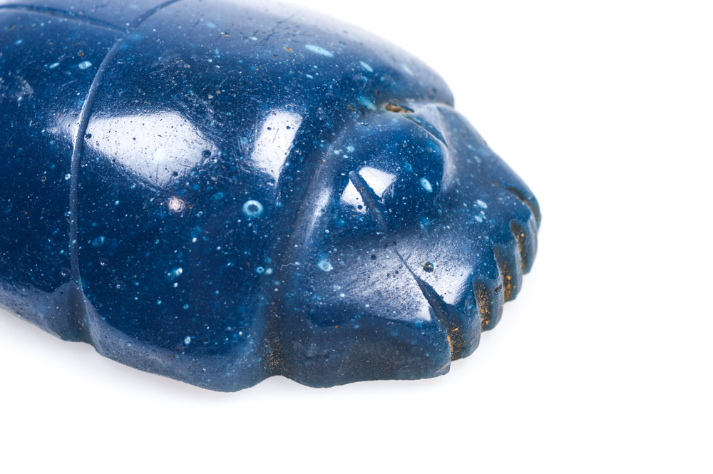 Antique Egyptian Blue Scarab