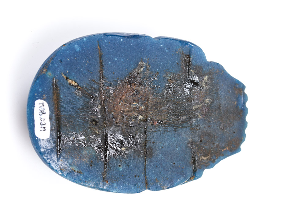 Antique Egyptian Blue Scarab