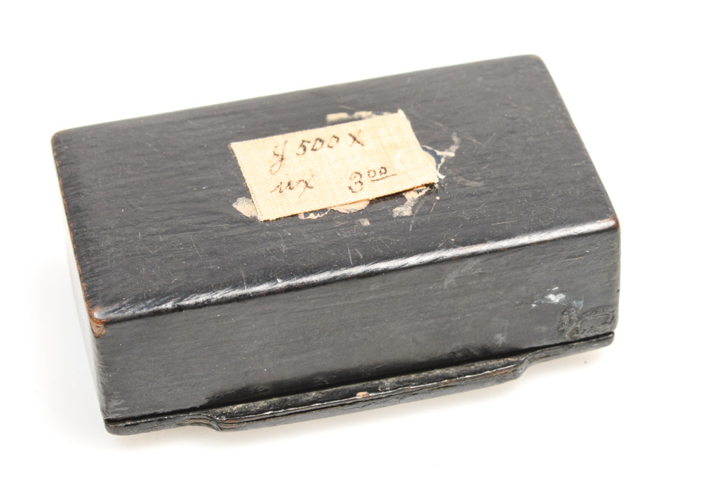 Antique Rectangular Box with Diamond Decoration