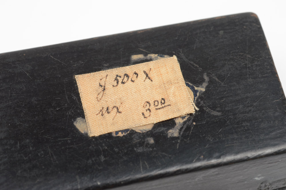 Antique Rectangular Box with Diamond Decoration