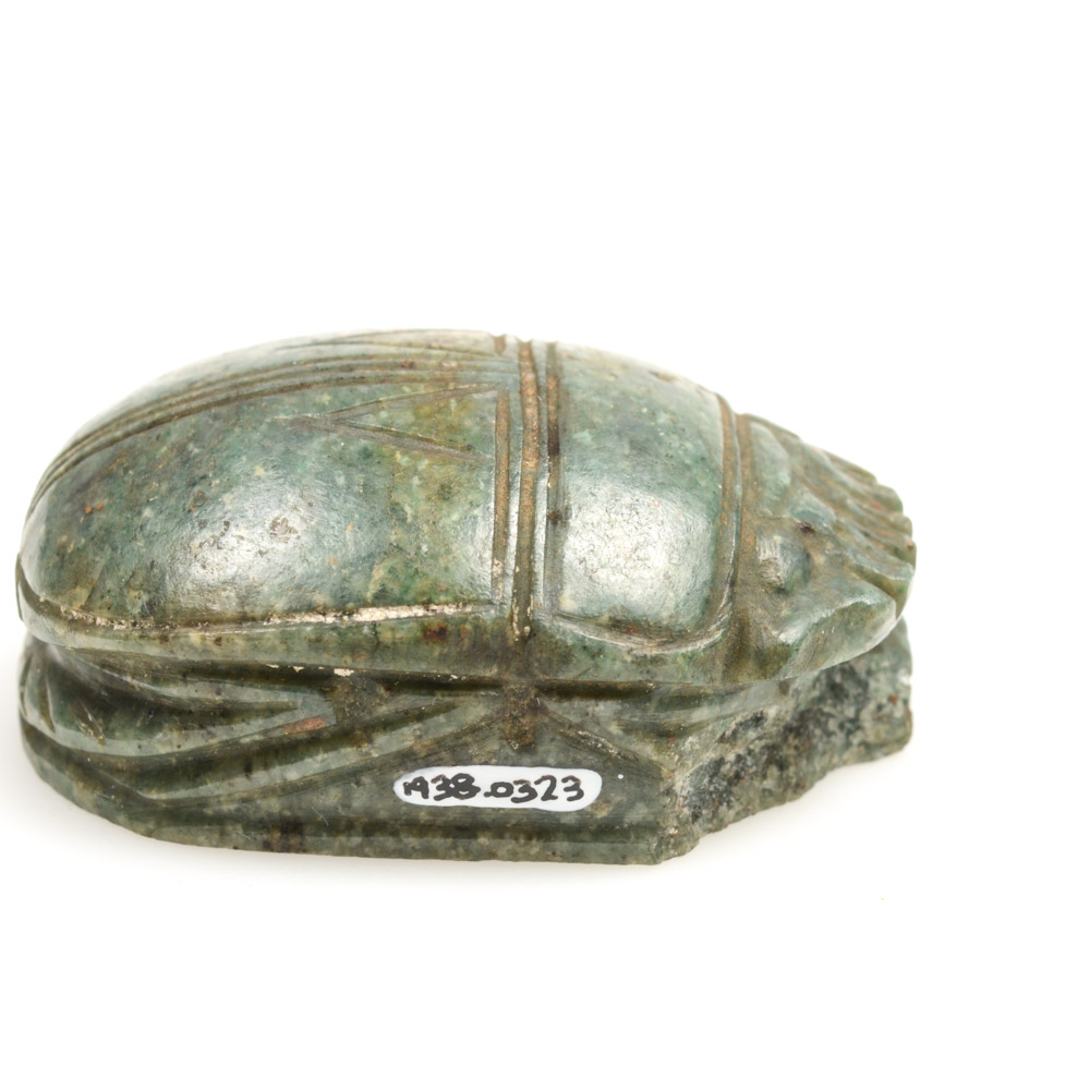 Antique Egyptian Green Scarab