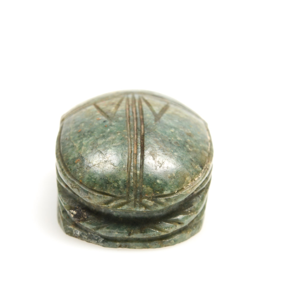 Antique Egyptian Green Scarab