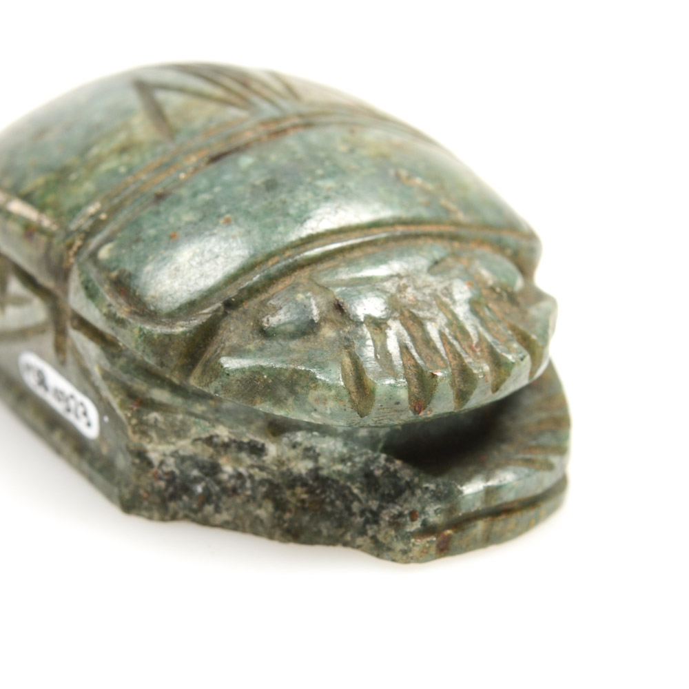 Antique Egyptian Green Scarab