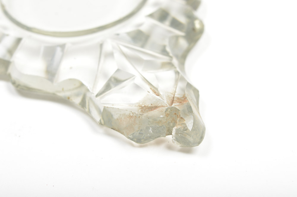 Antique Mexican Glass Monstrance