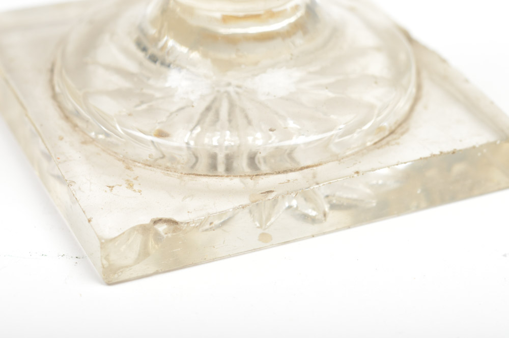 Antique Mexican Glass Monstrance