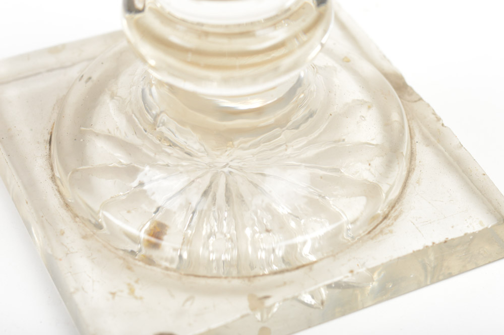 Antique Mexican Glass Monstrance