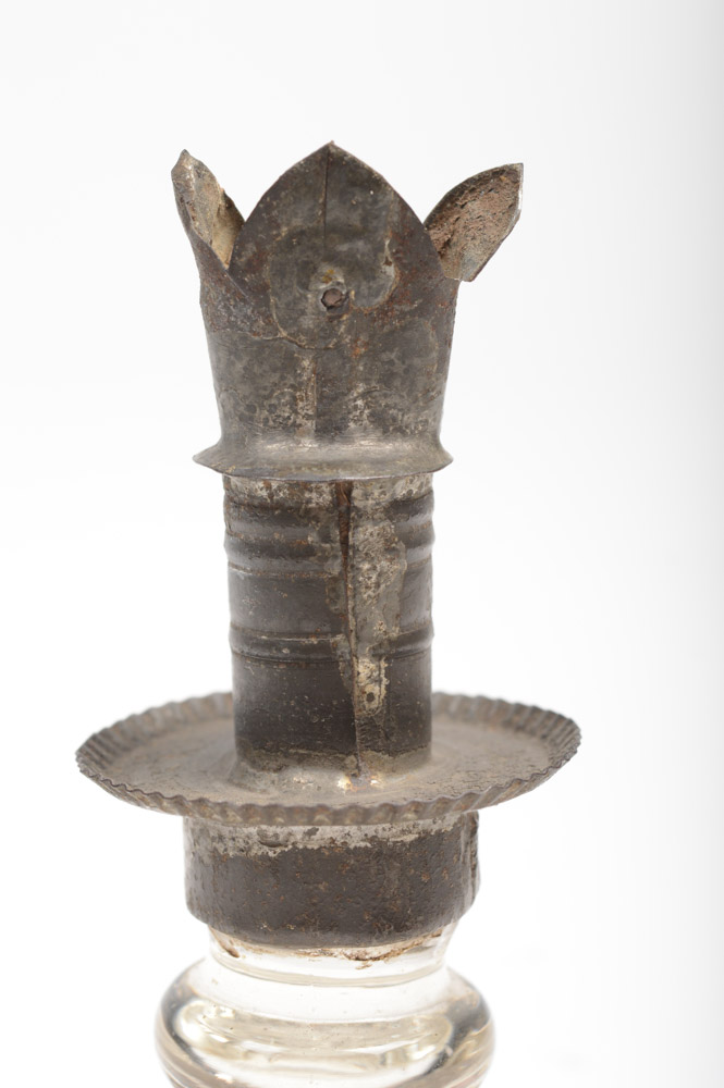 Antique Mexican Glass Monstrance