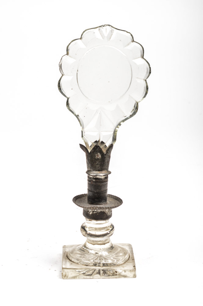 Antique Mexican Glass Monstrance