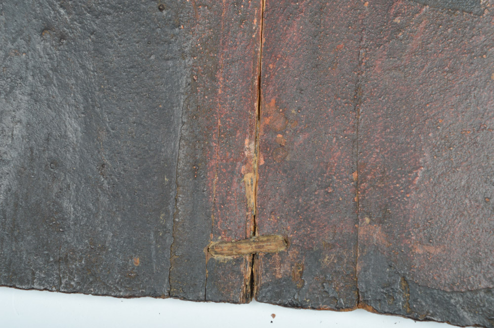 Antique Spanish Colonial Retablo of Saint