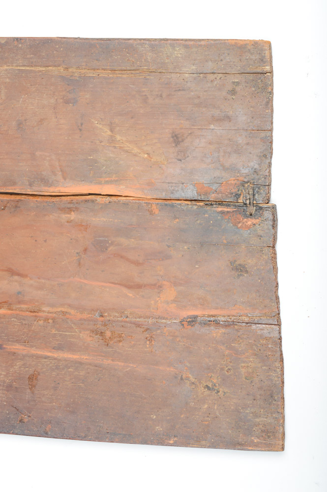 Antique Spanish Colonial Retablo of Saint