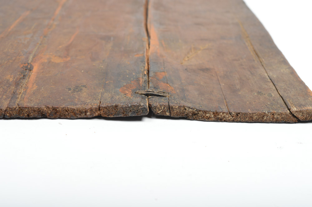 Antique Spanish Colonial Retablo of Saint