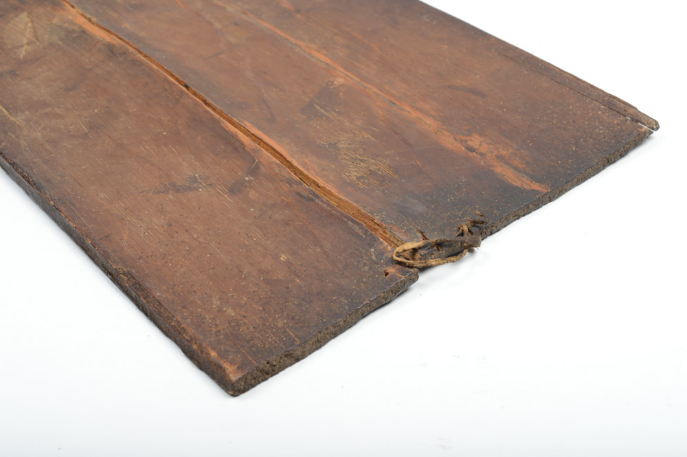 Antique Spanish Colonial Retablo of Saint