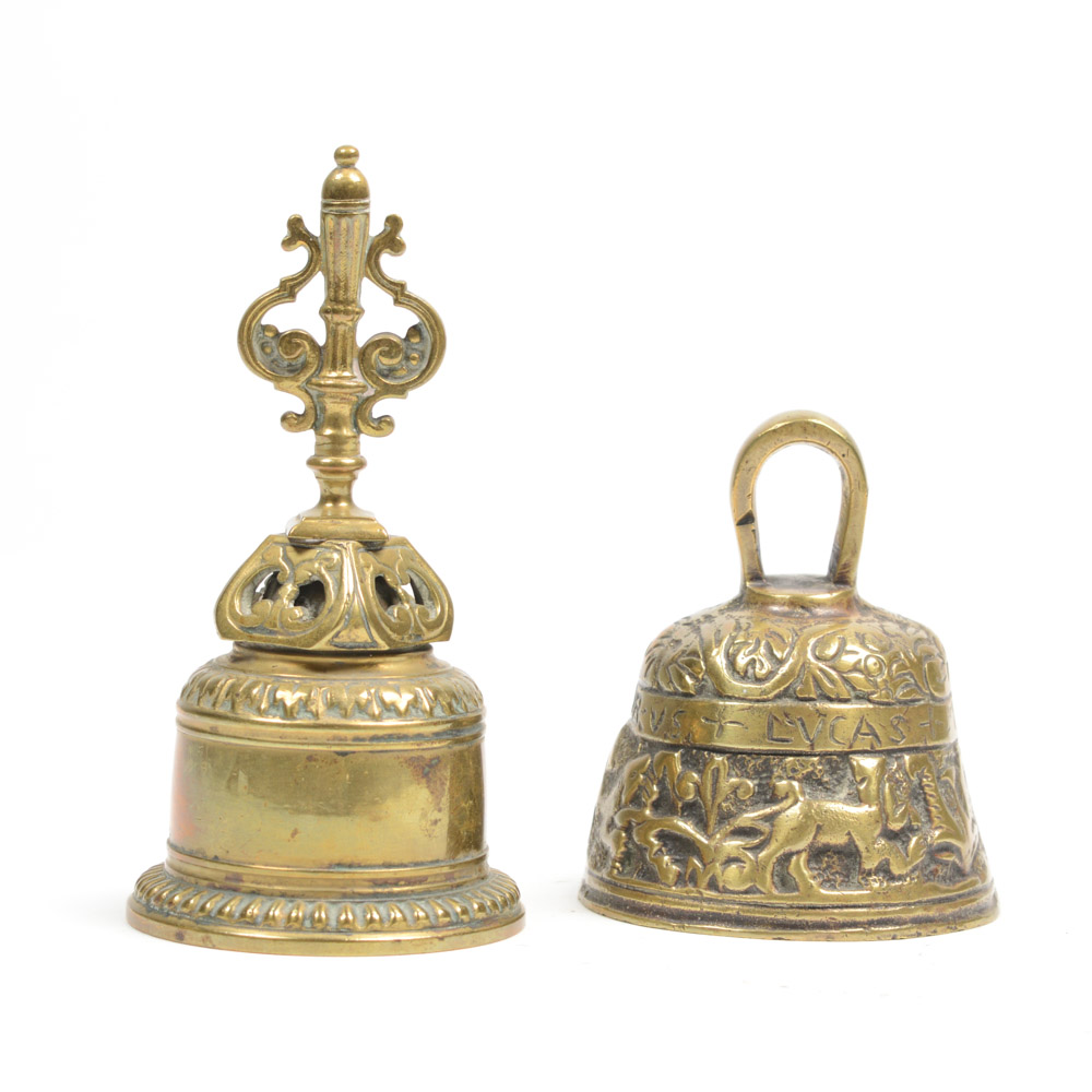 Antique Brass Ecclesiastical Bells